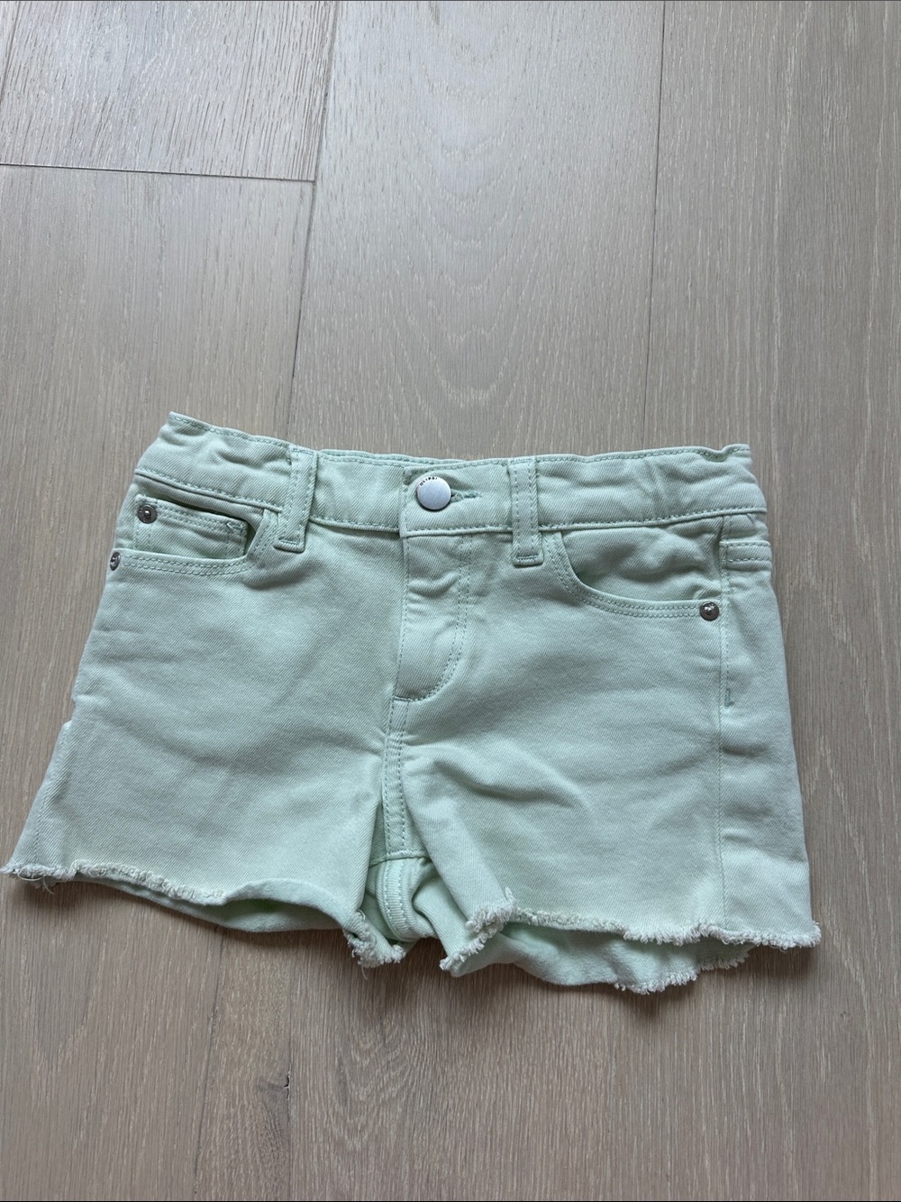 DL1961 Mint Green Girls' Denim Shorts